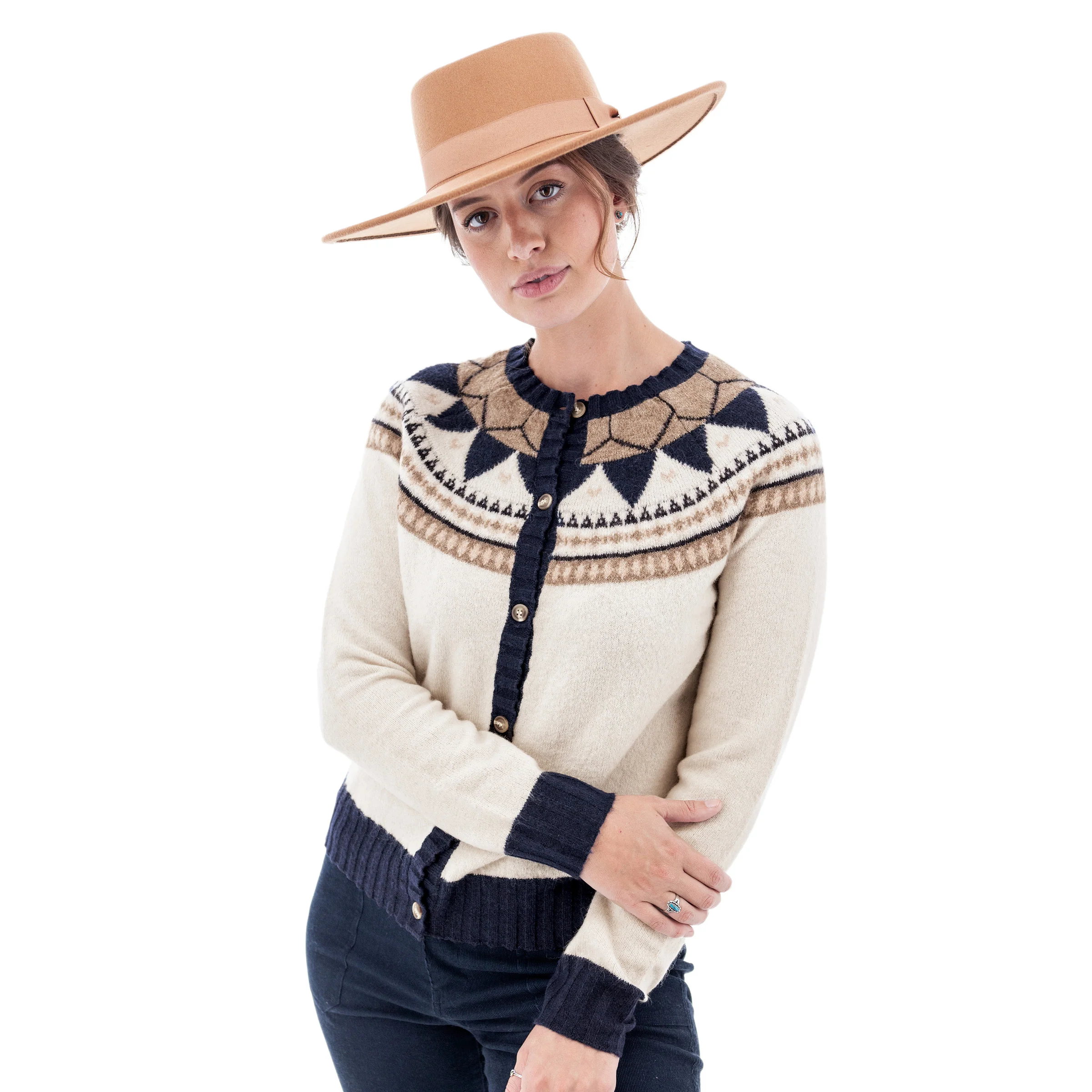 Alani Fair Isle Cardigan - N517761 - Image 10