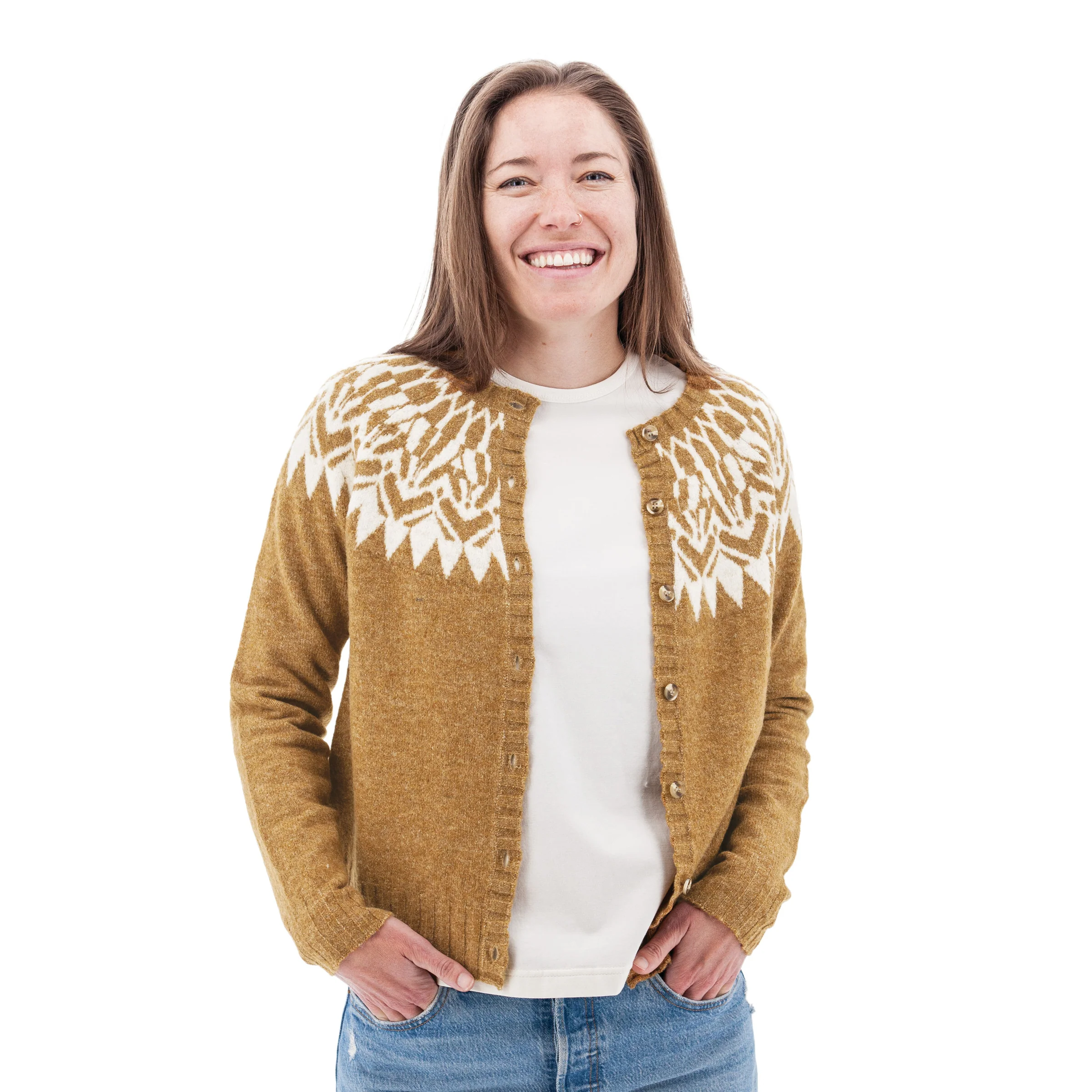 Alani Fair Isle Cardigan - N517761 - Image 6