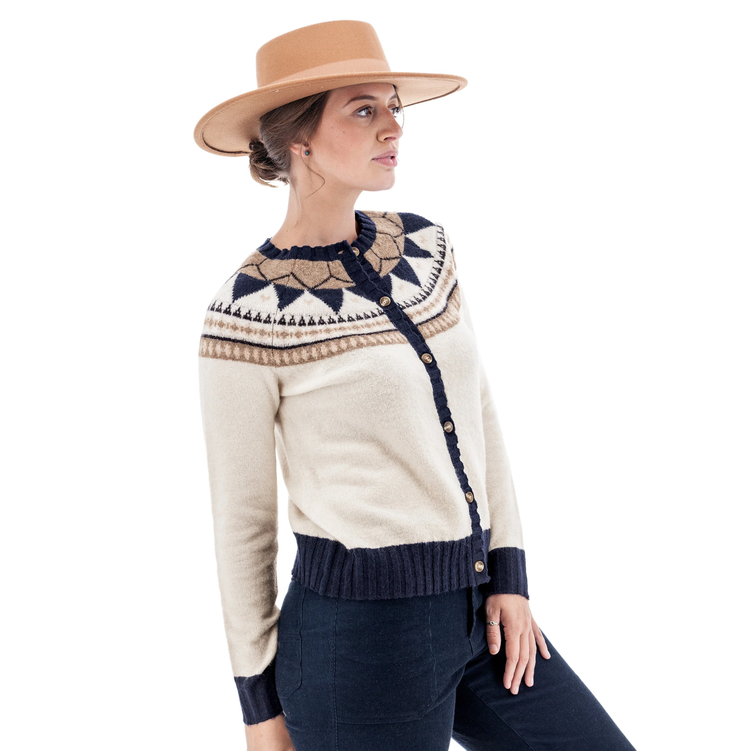 Alani Fair Isle Cardigan - N517761 - Image 8