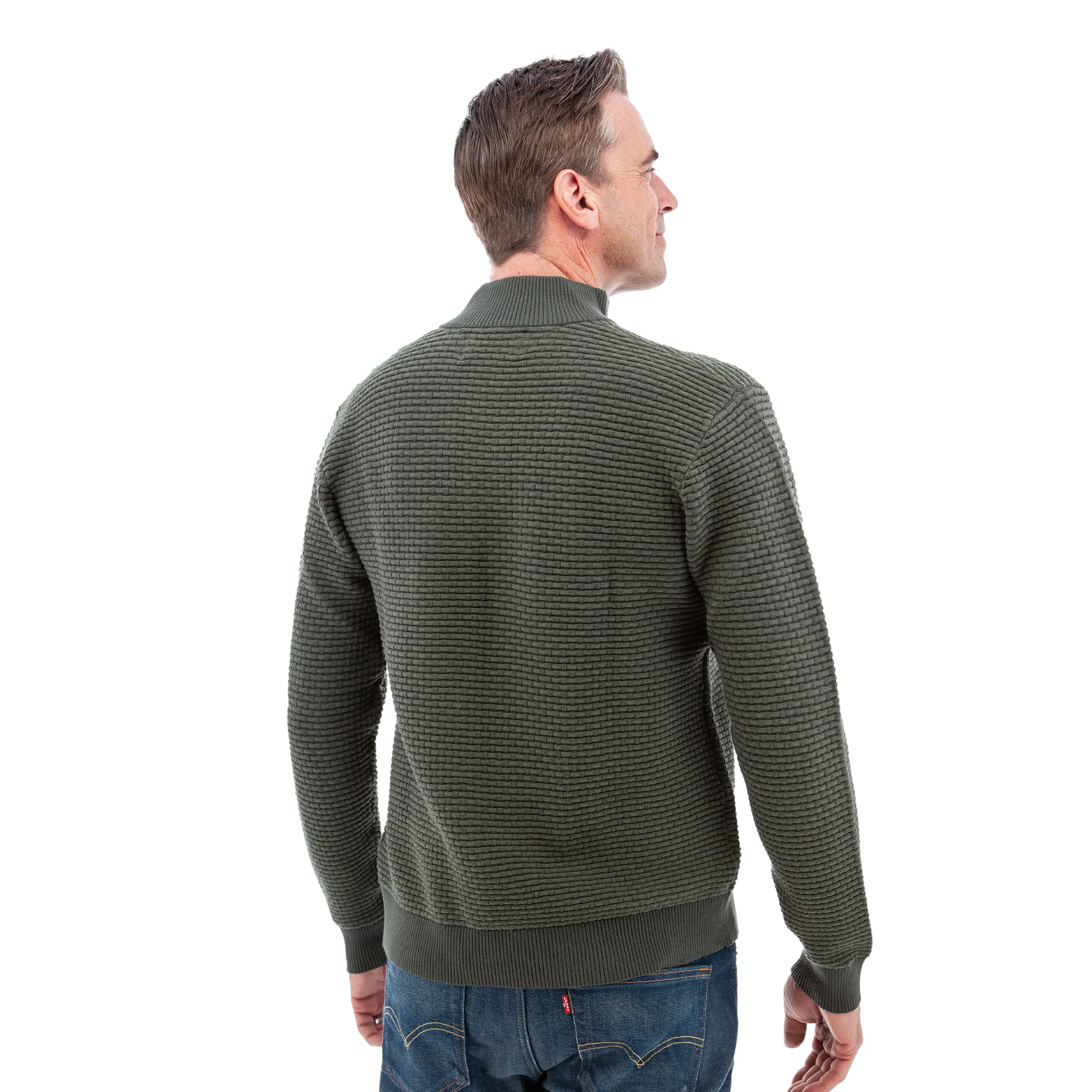 Cody Two Tone Textured Pullover - E068630 - Image 6