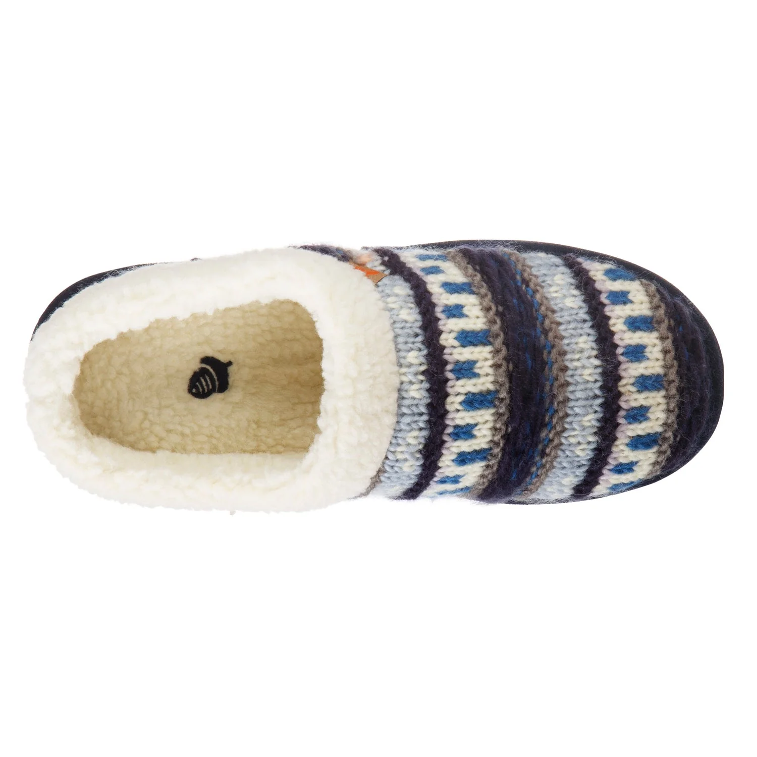 WOMEN'S FAIRISLE CLOG SLIPPER WITH INDOOR/OUTDOOR SOLE - 20137 - Image 4