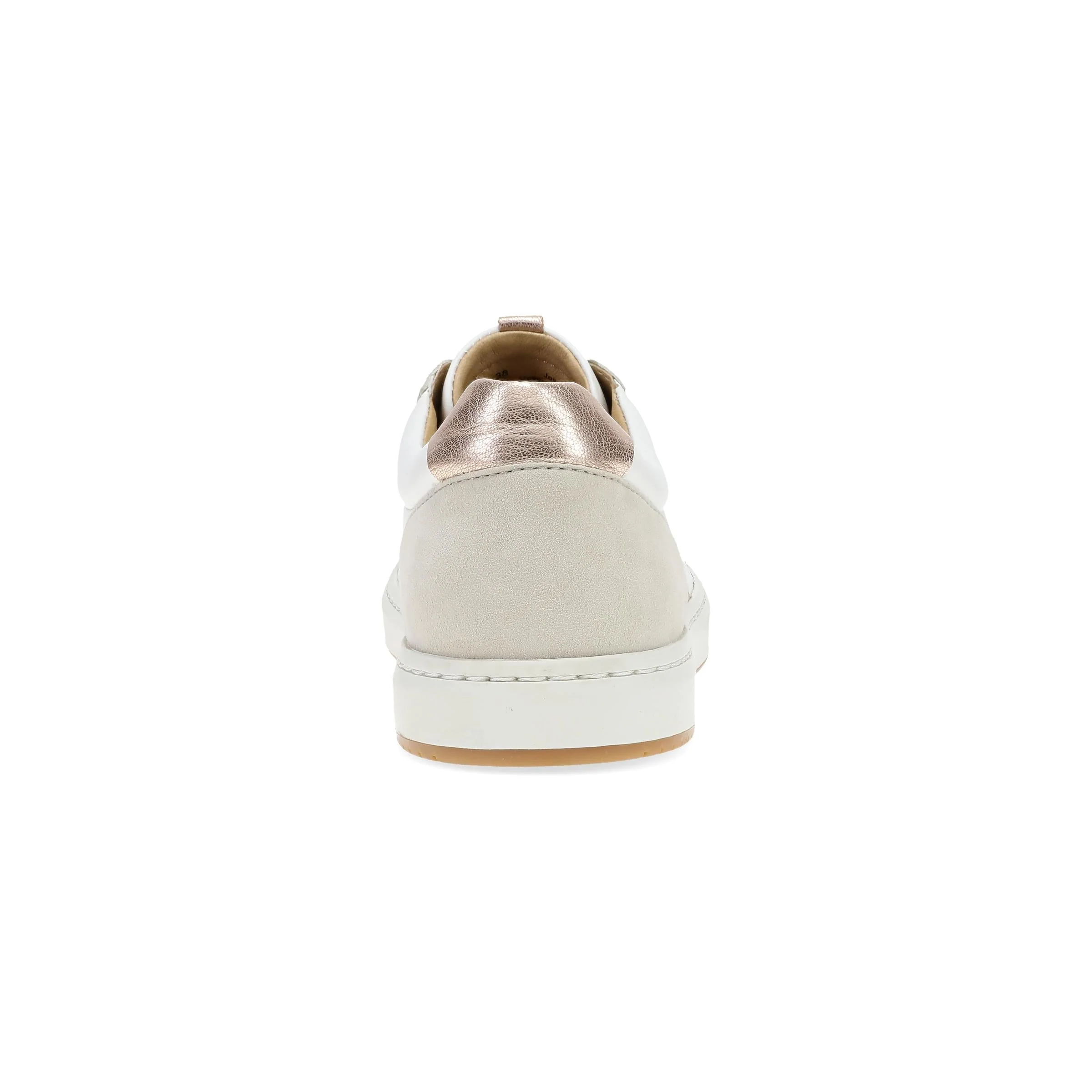 Josey - White/Rose Gold Nappa Sneaker - 10102-000396 - Image 5