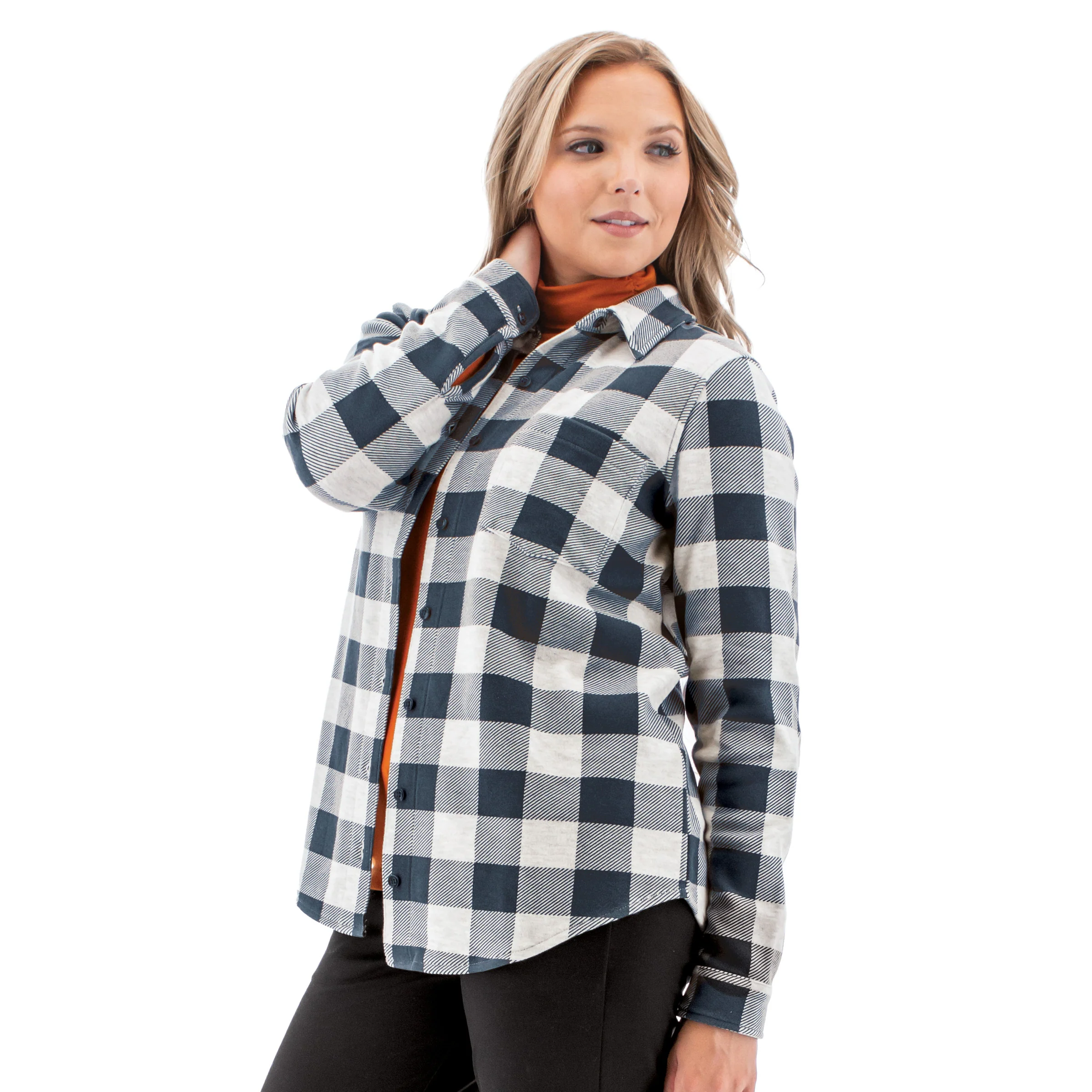 Luscious Plaid Shirt - M10684UW - Image 3