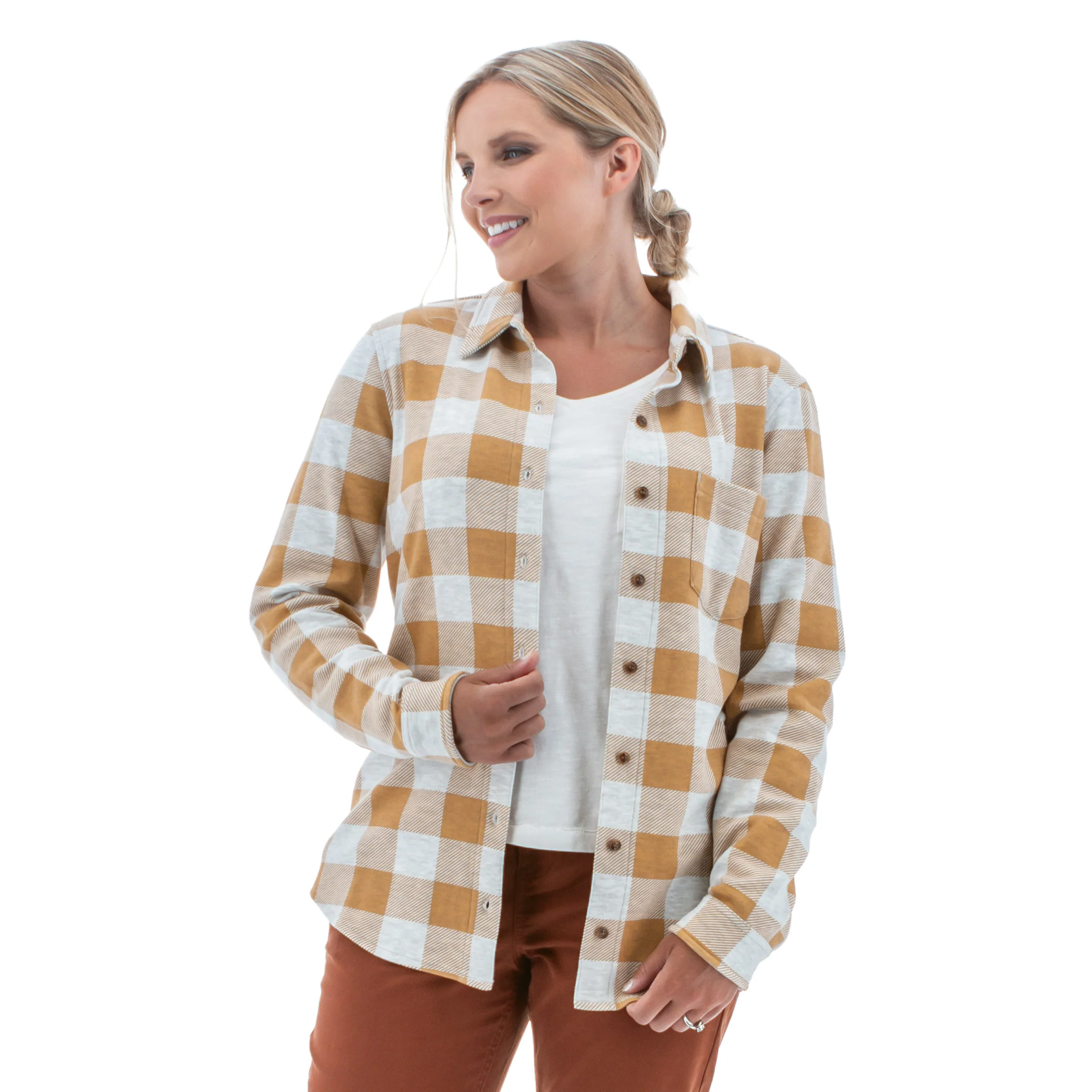 Luscious Plaid Shirt - M10684UW - Image 6
