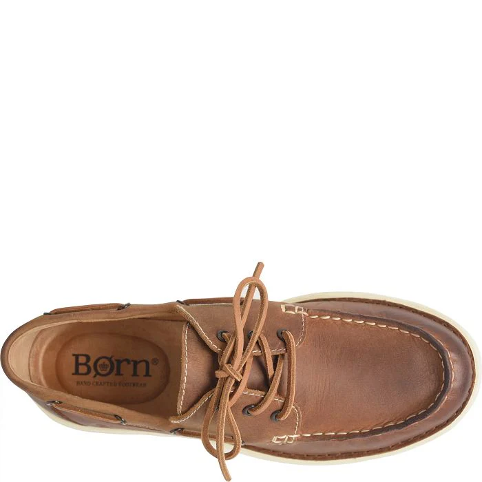 Men's Mariner 3-Eye Boat Shoe - Tan - BM0020616 - Image 4