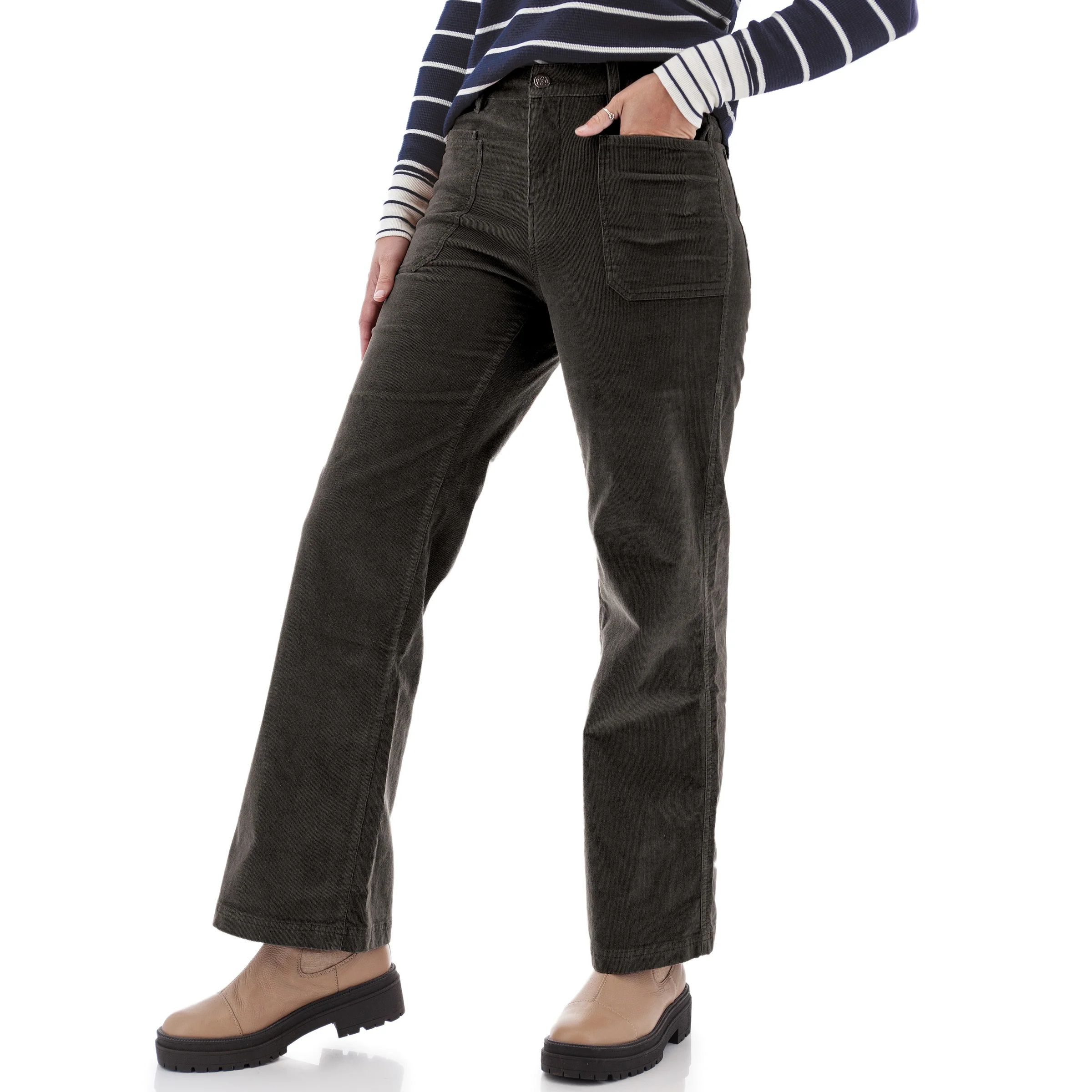 Rhyder Wide Leg Cord Pant -  L217603 - Image 5