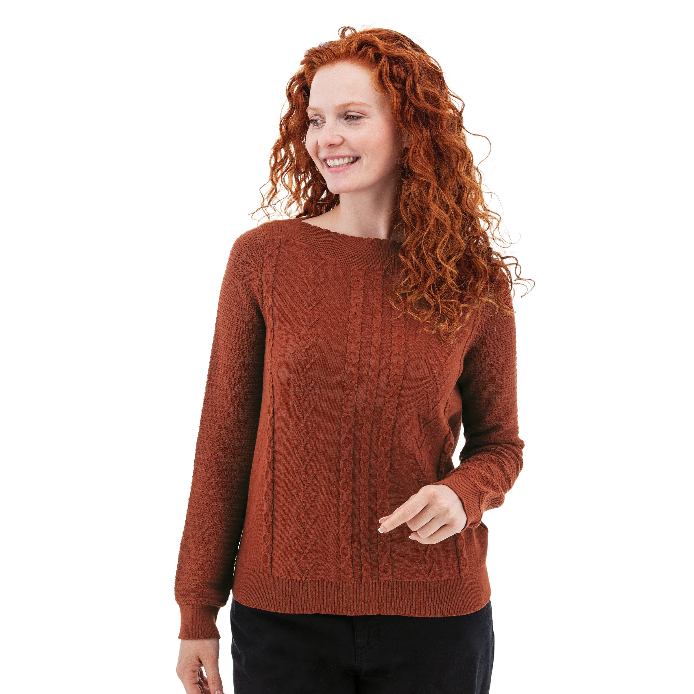 Twiggy Boat Neck Sweater - N533630 - Image 4