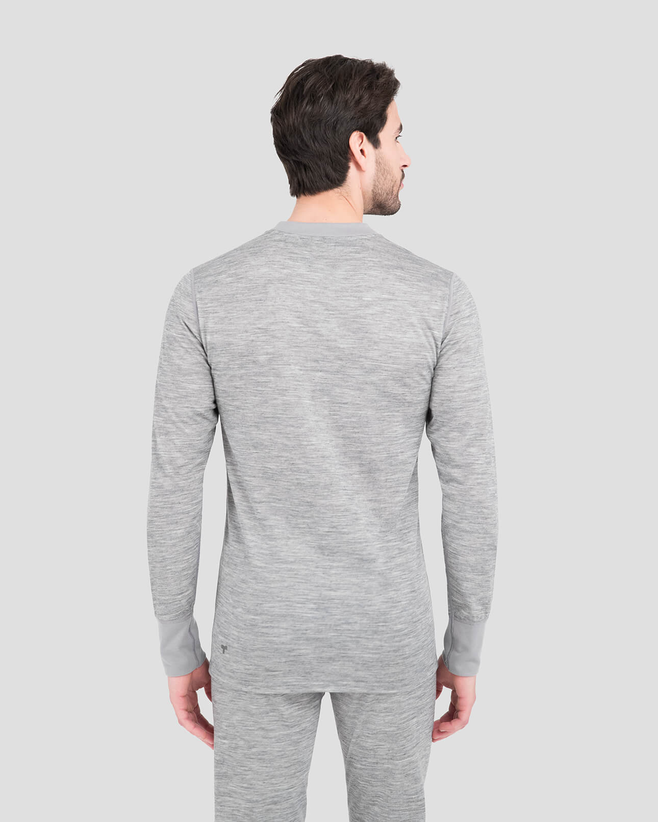 3.0 Men's Heritage Heavyweight Merino Wool Bi-Layer Thermal Crew Shirt - W7993 - Image 3