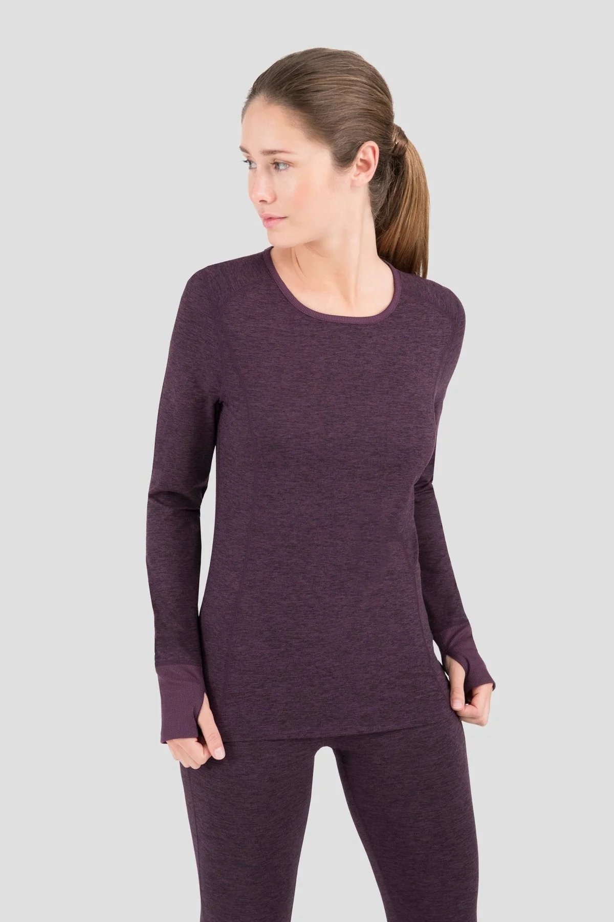 2.0 Women's Cloud Nine Midweight Performance Baselayer Scoop Shirt - W8214 - Image 3