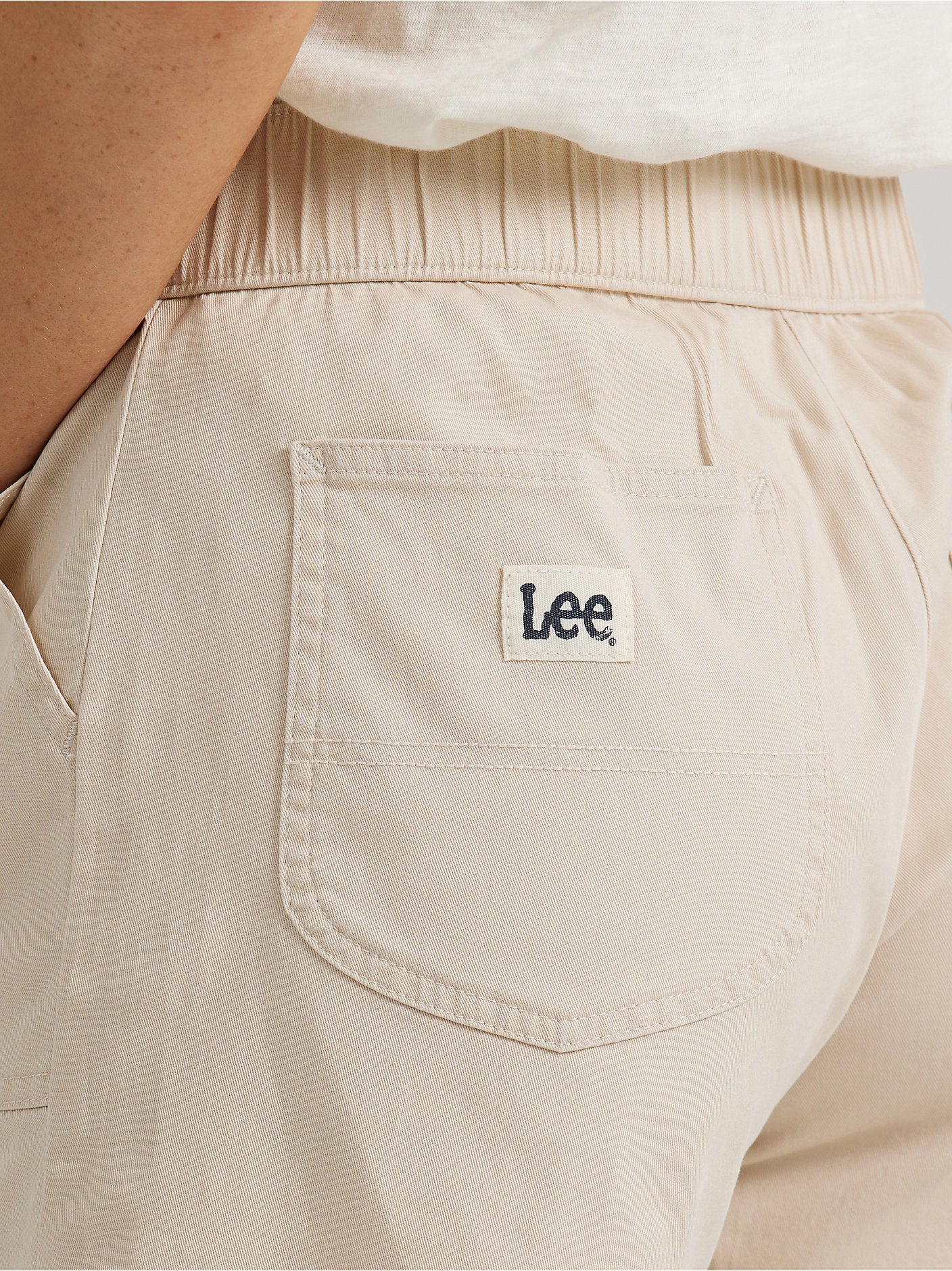 Women's Ultra Lux Comfort High Rise Pull-On Utility Short - Greige - 112346910 - Image 5